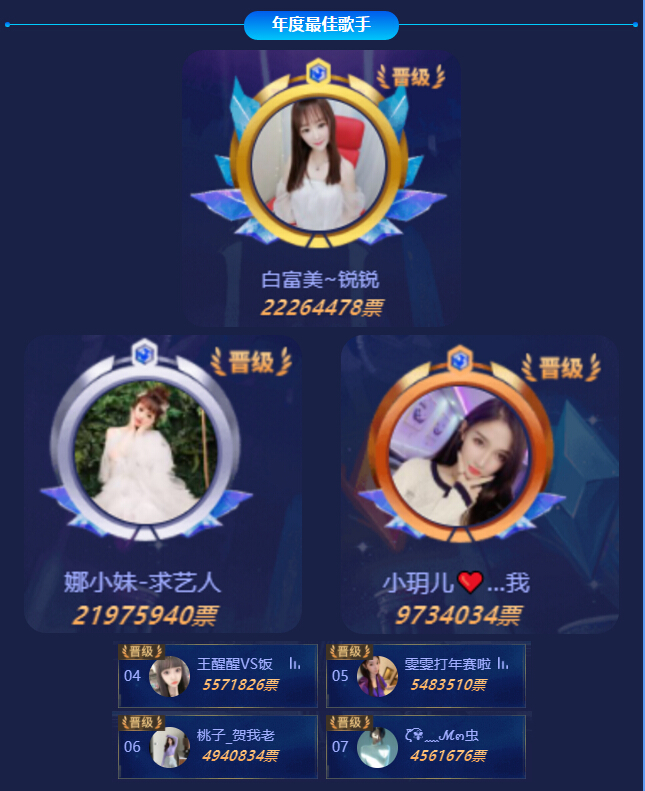 【秀色2020年度盛典】最佳歌手
