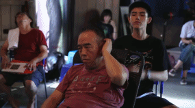 欧阳娜娜陈飞宇穿校服青春靓丽3