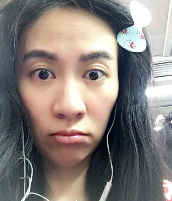 叶璇发型蓬乱很狼狈 放飞自我自称神经病1
