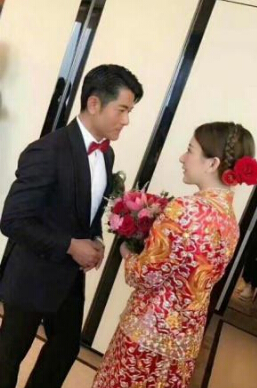 郭富城方媛大婚 方爸爸称听郭富城歌长大1