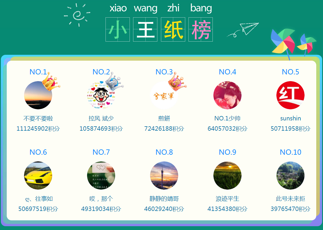 秀色直播间“六一儿童节” 看榜上是哪位宝宝3