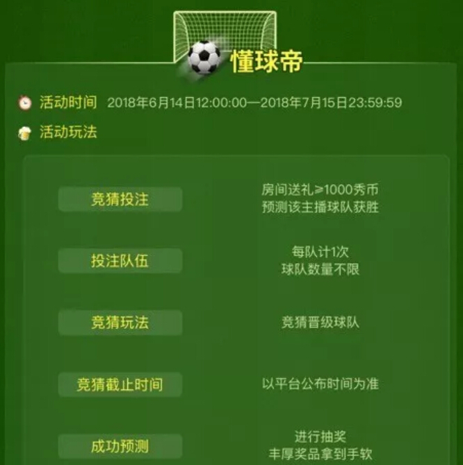 秀色世界杯来袭 厉害的“懂球帝”会是谁1