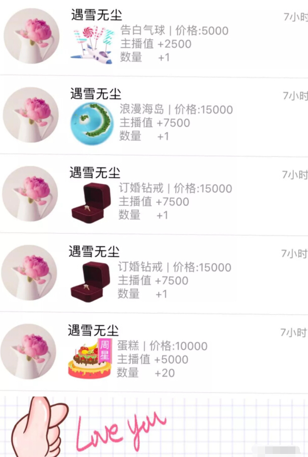 直播间中美女主播被宠上榜首 直播间暴露少女属性4