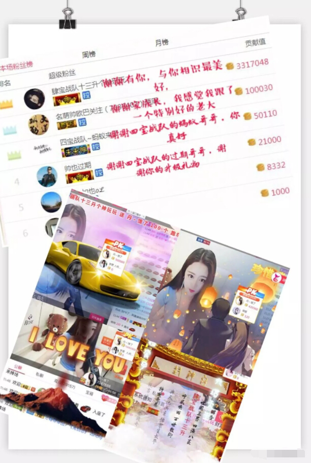 美女主播和大哥双升 主播金冠竟然是1