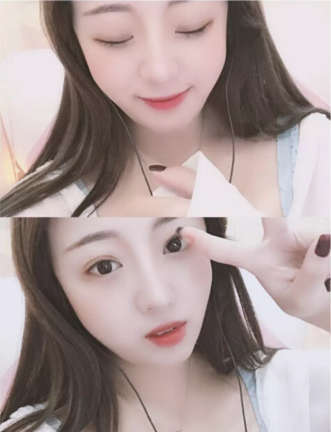 美女主播与观众官宣 遇到你们就是缘
