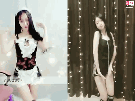 美女直播间热舞