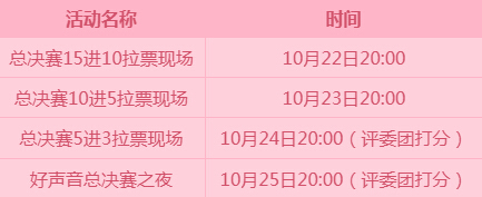 总决赛拉票