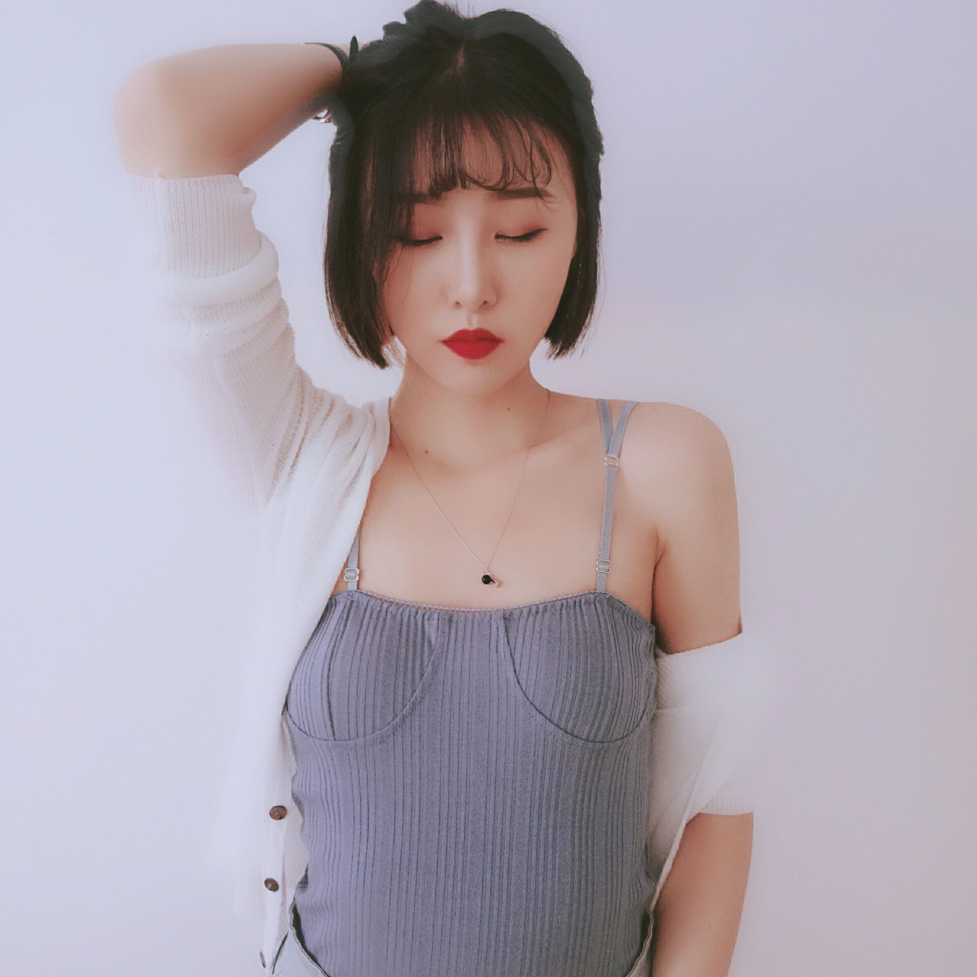 秀色直播间 好看的美女锁骨合集3
