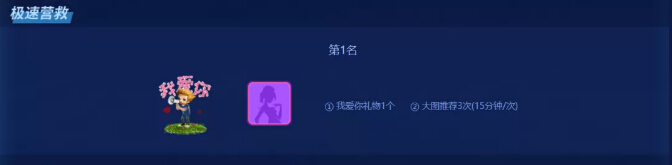 极速营救主播奖励第一名