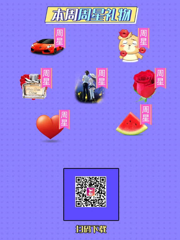 本周的周星礼物
