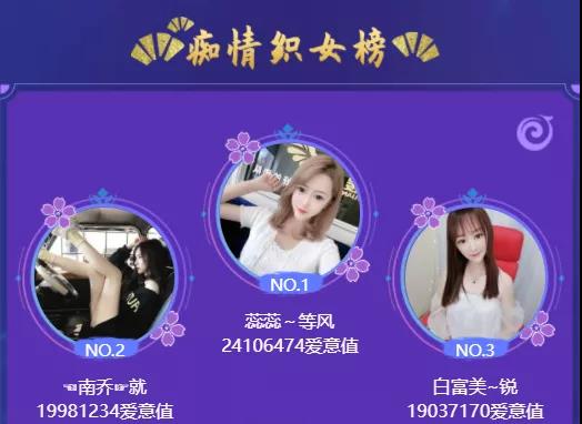 秀色痴情织女榜