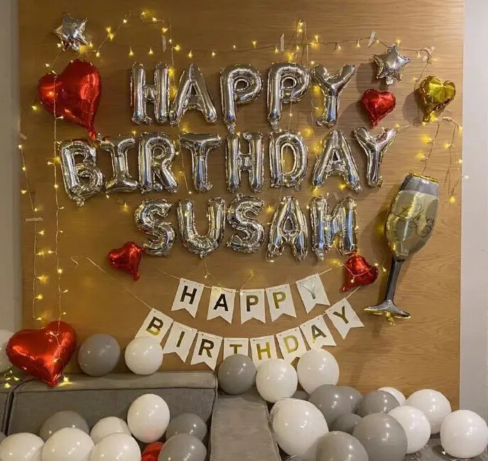 孙俪生日现场布置