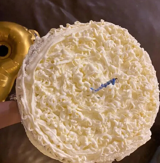 邓超为孙俪做的生日蛋糕
