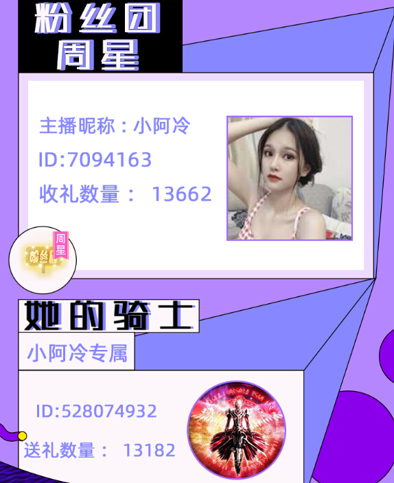 粉丝周星主播小阿冷