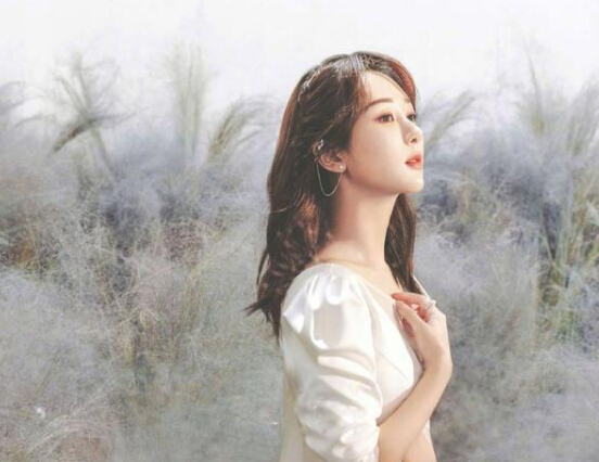 杨紫梦幻婚纱大片，造型优雅大气公主范十足!1