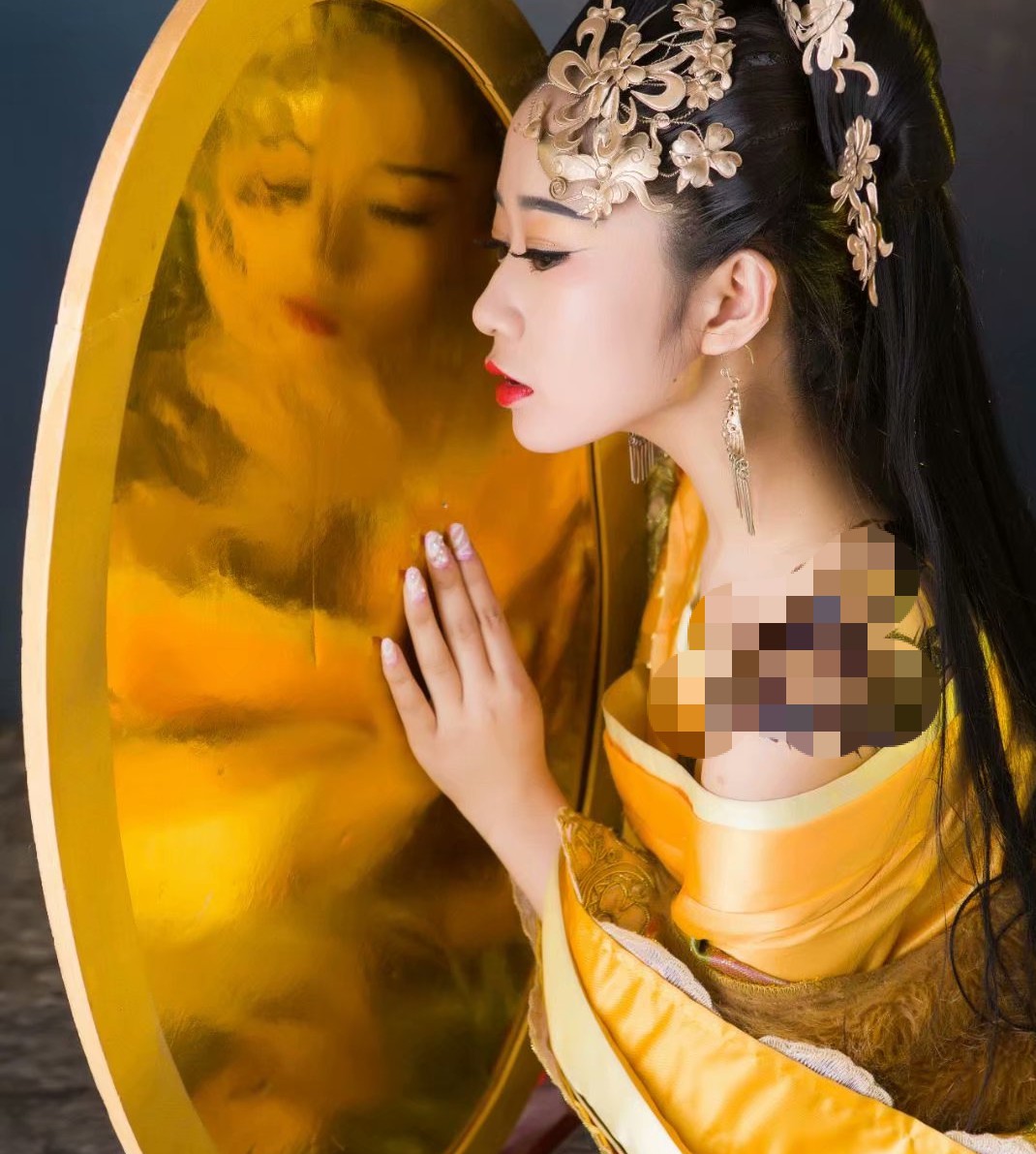美女直播间唯美古筝琵琶《小桥流水 》，竟然这么好听!2