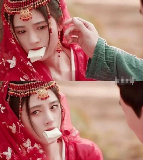 鞠婧祎偶像包袱重，演绑架咬“化妆棉”1