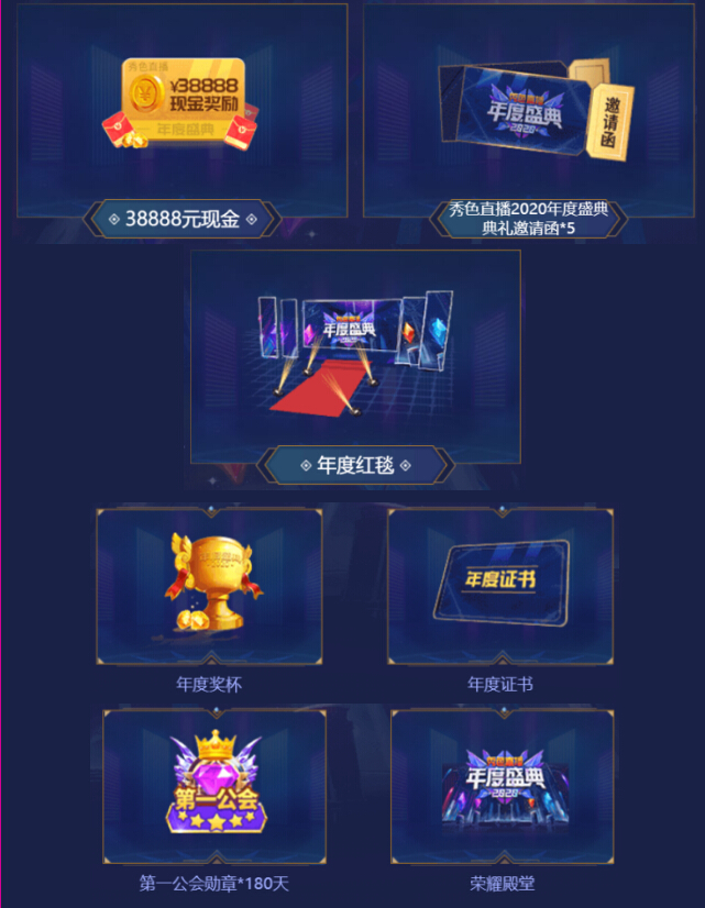 年度第一公会奖励