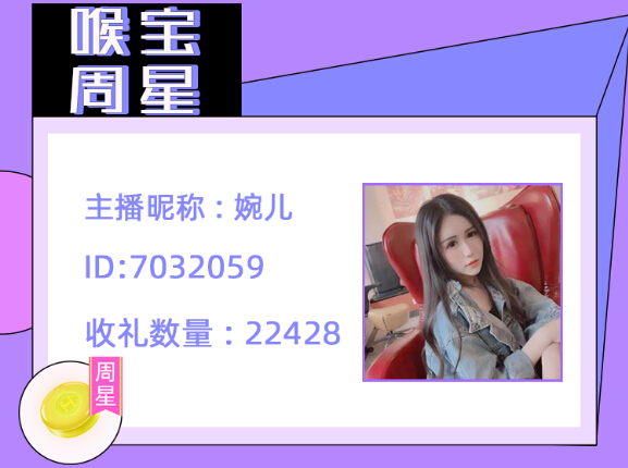喉宝周星主播婉儿
