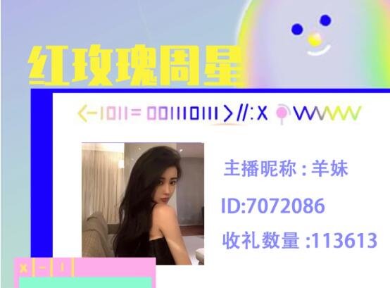 红玫瑰周星主播羊妹