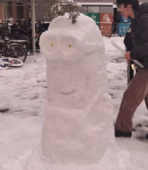 你的家乡下雪了吗？堆雪人还是得看美院