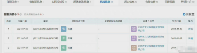 张若昀父亲遭限制高消费！执行金额超2.8亿，此前还曾被儿子起诉